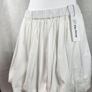 The Drop Womans Lillie Bubble Hem Mini Skirt